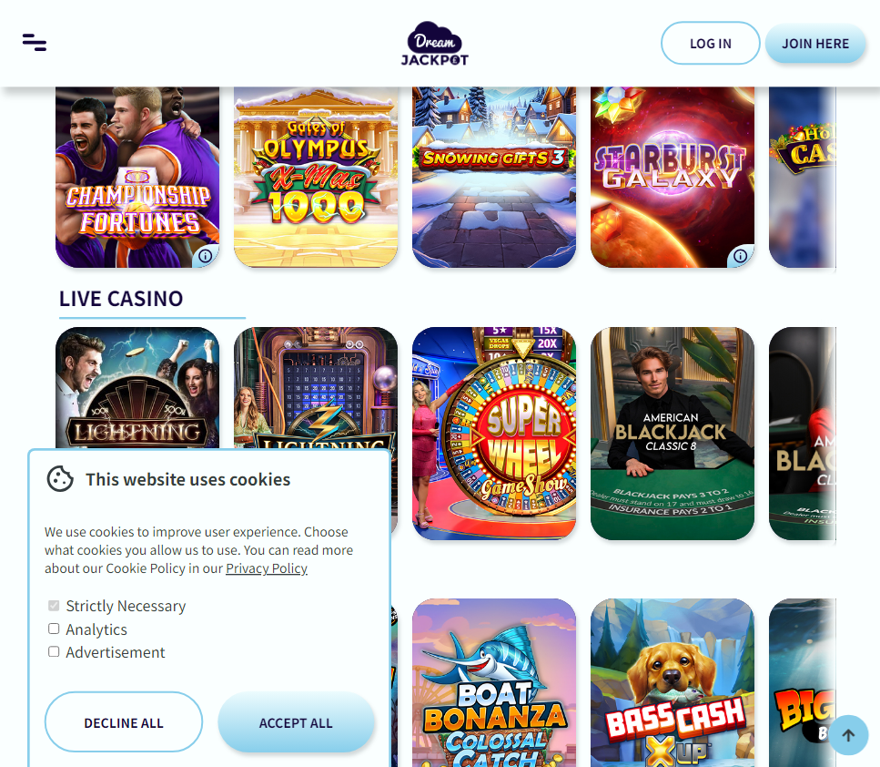 Dream Jackpot slide1